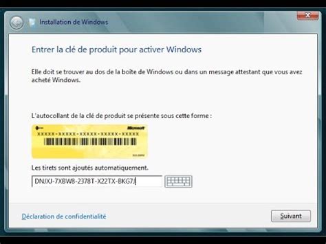 Clé dactivation de windows 8 2012